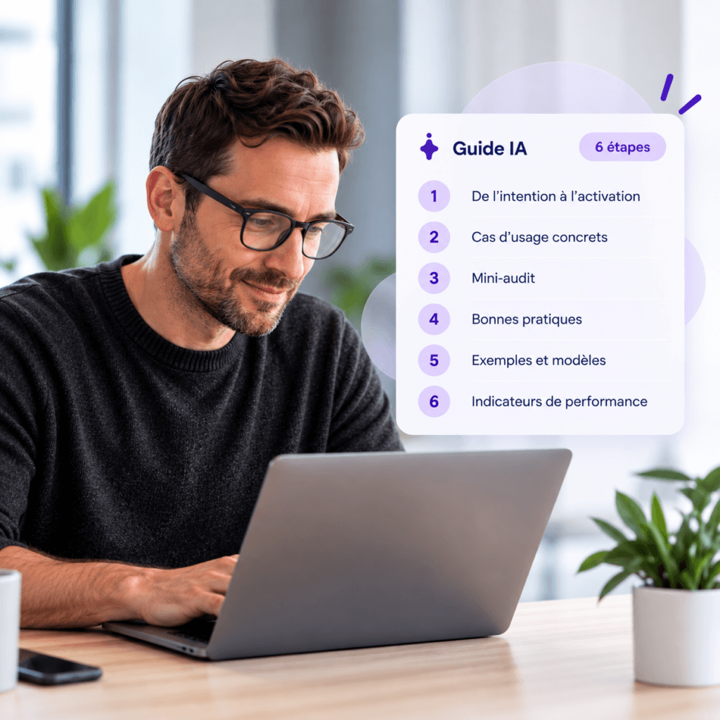 Guide IA en 6 étapes : de l'intention à l'activation à la mesure de performance